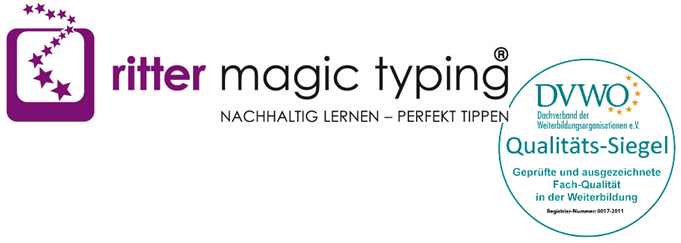 ritter magic typing - Logo mit DVWO-Qualtitätssiegel