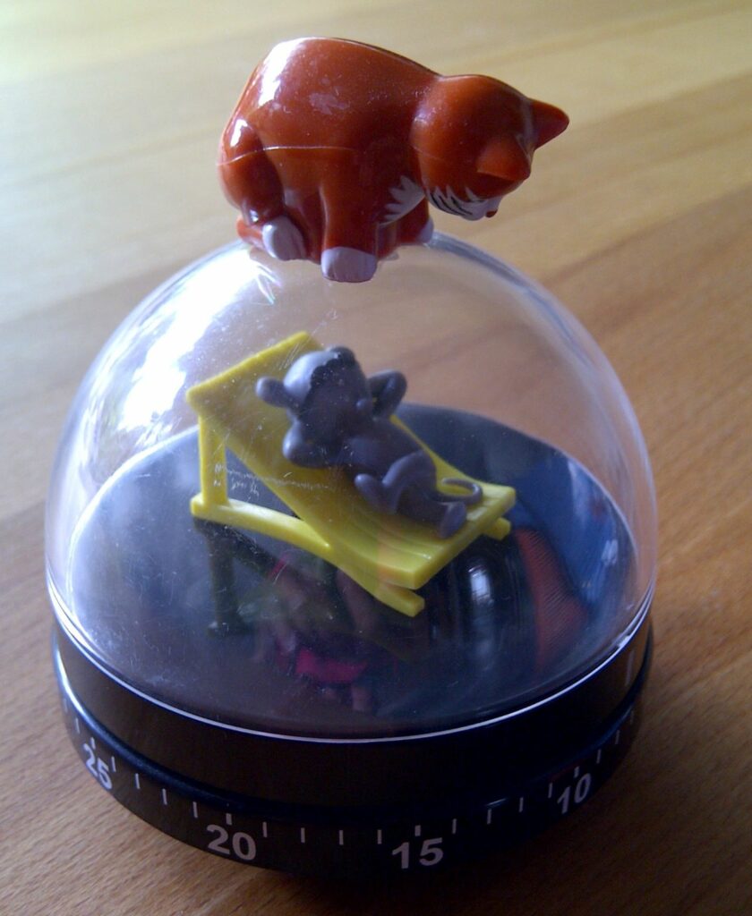 Eieruhr - Katze und Maus